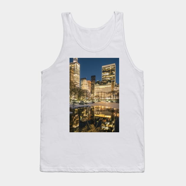 Central Park Night Tank Top by igjustin